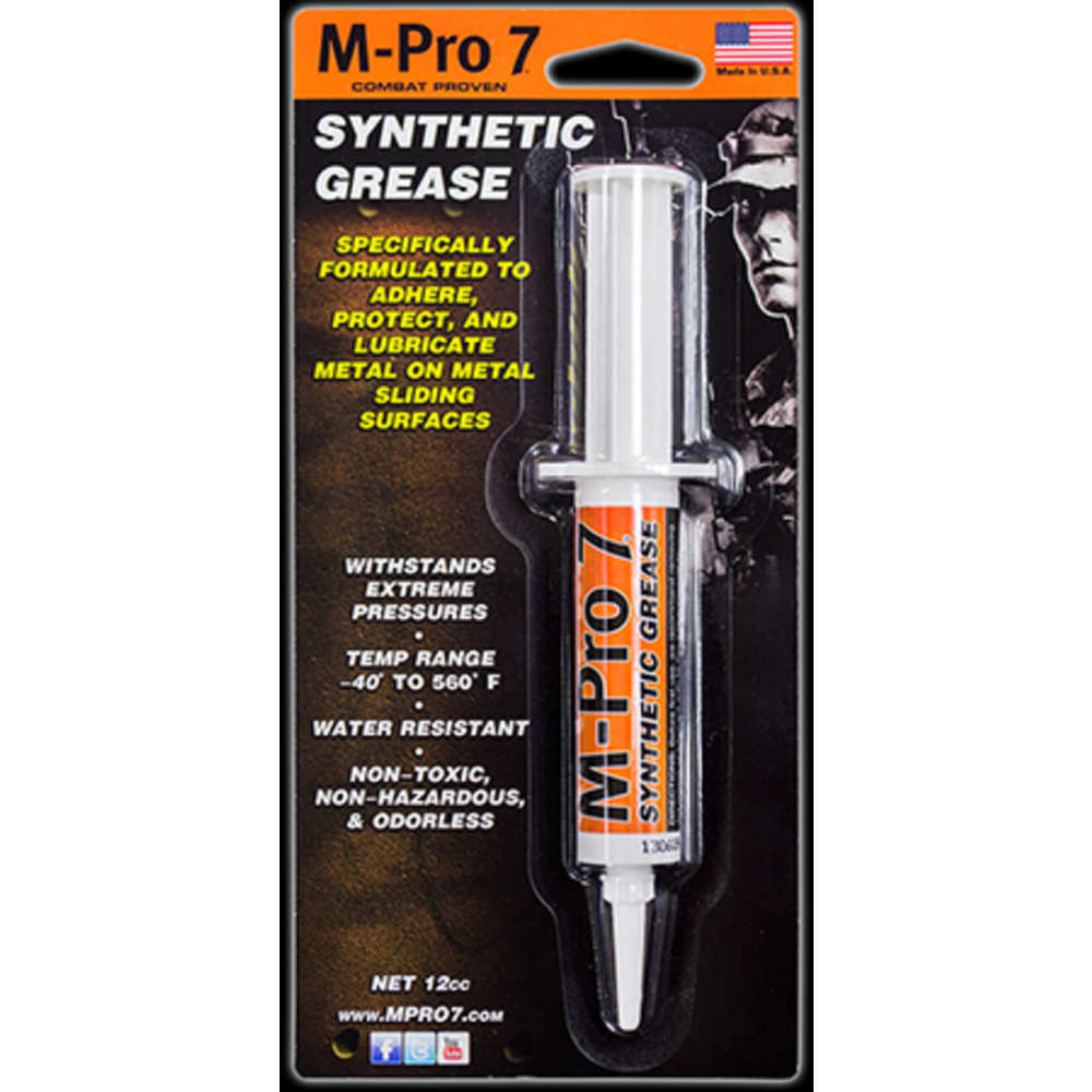 Cleaning Equipment M Pro 7 Synthetic Grease M-PRO 7 SYN GUN GREASE .5OZ SYRG • Model: Synthetic Grease